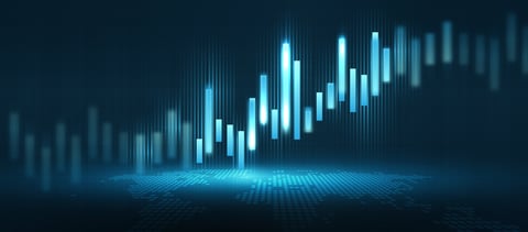Data analysis graph background, market investment trend, global economic analysis